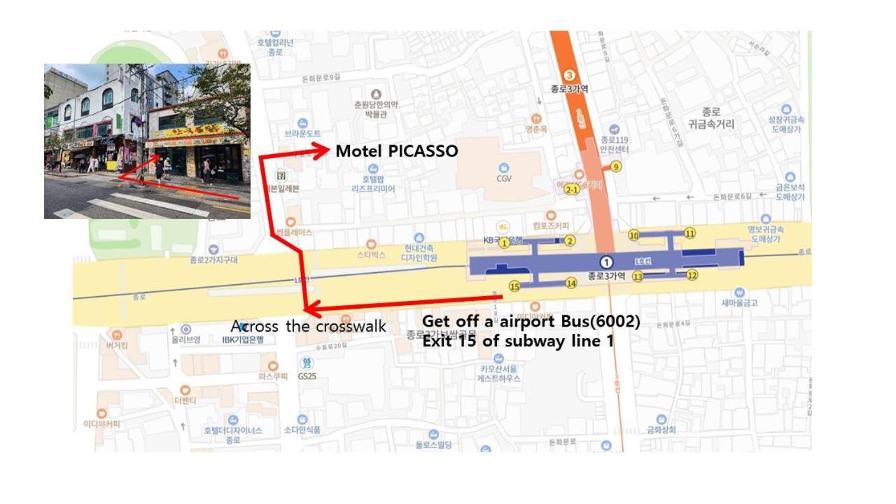 Picasso Motel Seoul Eksteriør billede